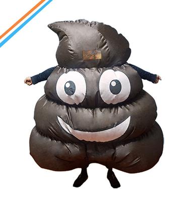 Disgusting Poo Inflatable Costume Halloween Spoof Party Stage Cosplay Cartoon Doll Costume