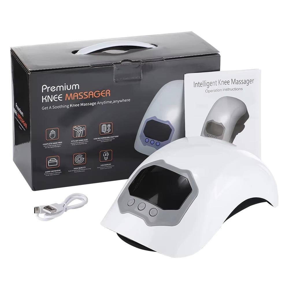 Wireless Knee Joint Massager With Airbag Compression Cycle Massager With Infrared Heating And Vibration For Relieve Knee Joint
