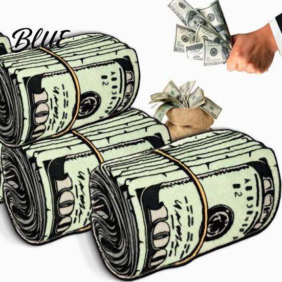 Long-lasting Carpet Soft for Bedroom Money Patterned Mat Creative Absorbent Floor Rug Pattern Living Room