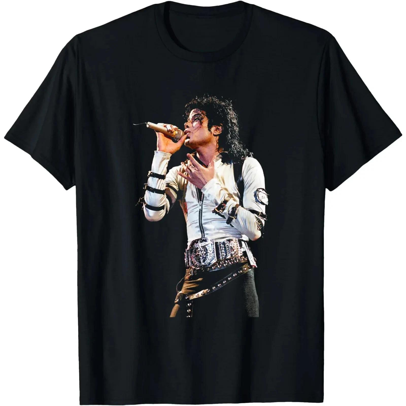 Футболка Michael Jackson Singing Live Bad World Tour 1988 XS