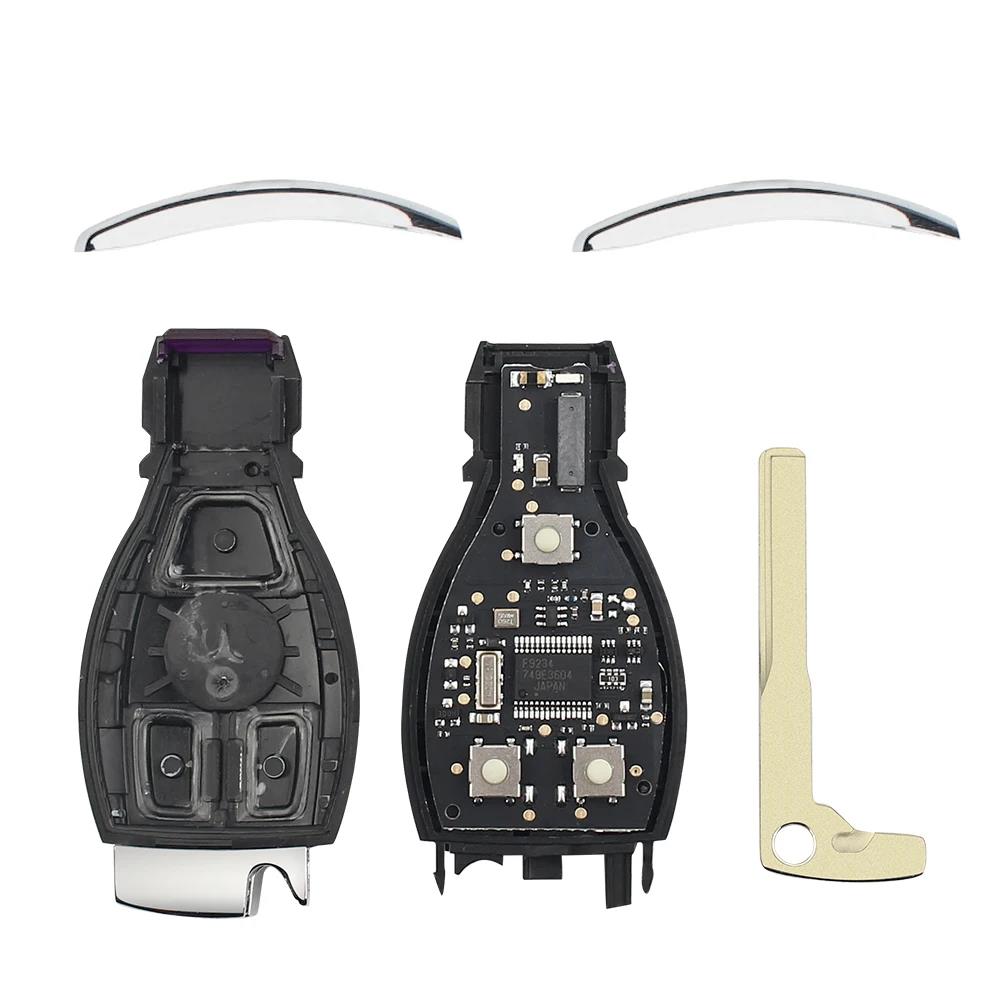 KEYYOU Smart Remote Car Key Fob For Mercedes Benz A B S E Class Support BGA NEC Chip 315/433.92MHz 2/3 Buttons