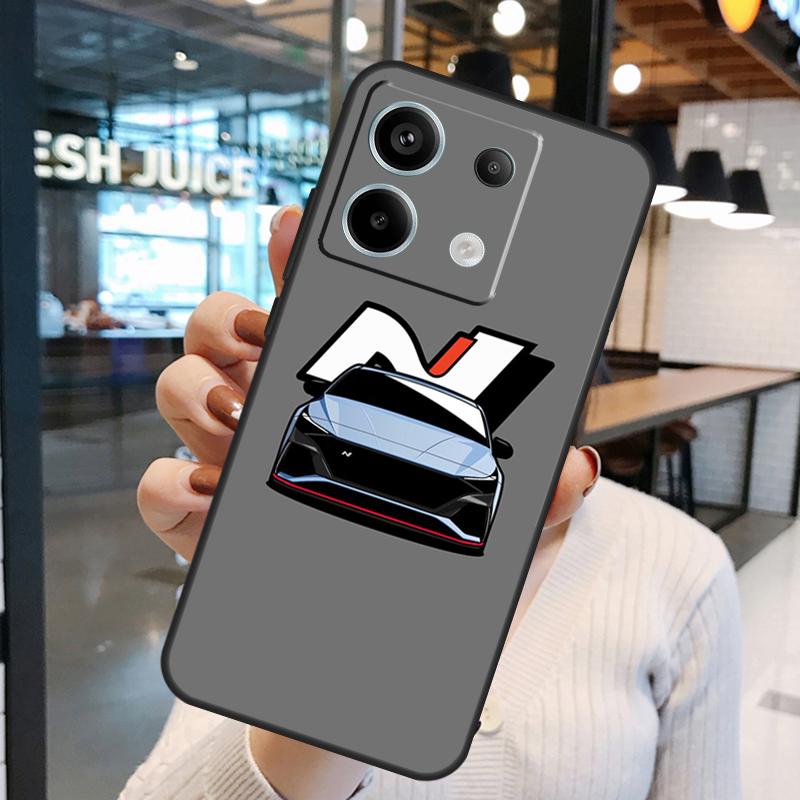 i30N Sports Car Cover For Xiaomi Redmi Note 13 Pro 12 11 9 10 Pro 9S 10S 11S 12S Redmi 12 10C 12C 13C Case