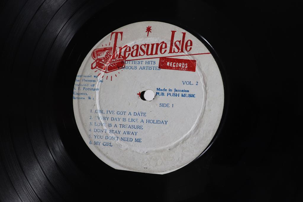 LP Record VARIOUS - Hottest Hits Volume 2 NONE TREASURE ISIE UK Reggae, Ska & Dub Used