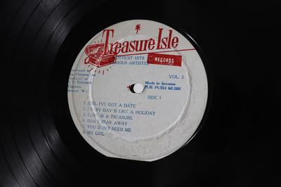 LP Record VARIOUS - Hottest Hits Volume 2 NONE TREASURE ISIE UK Reggae, Ska & Dub Used