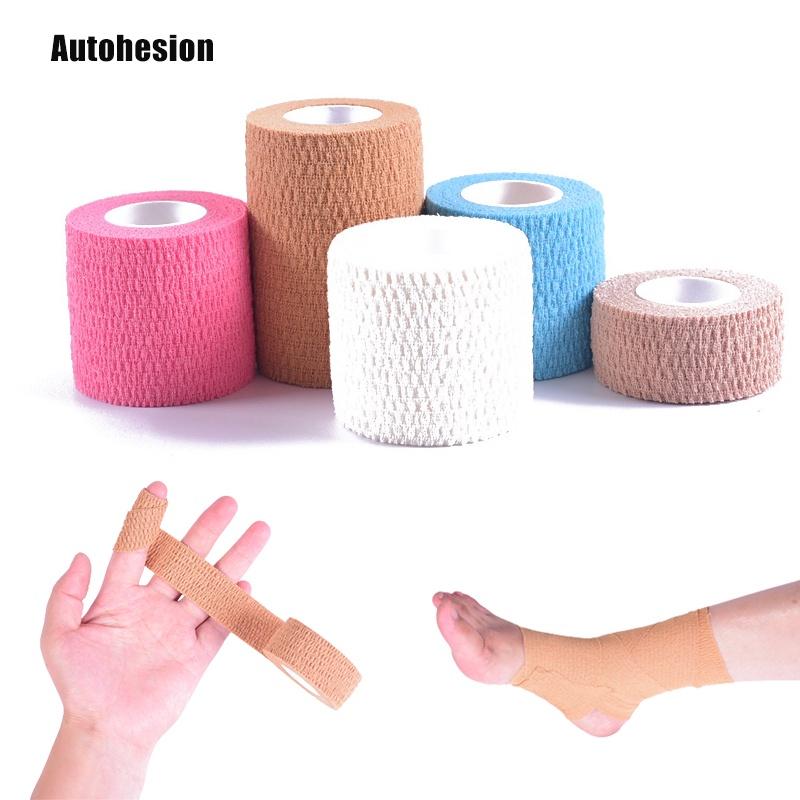 0.9in-3.9in Elastic Cotton Self-adhesive Bandage Exercise Finger Tape