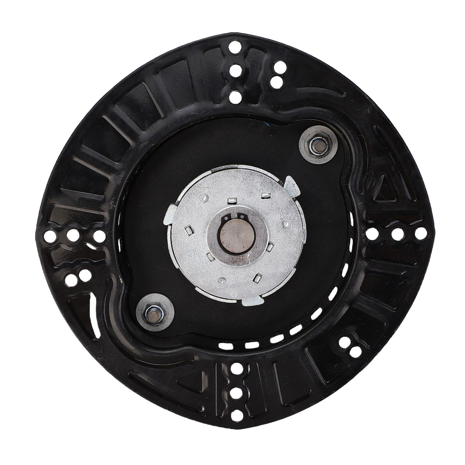 Vertical Cooled Engine Starter, Engine Starter Pull Start Assembly Hand Cranked Tiller Engine Starter Compatible with 170f 178f 186F 195F G