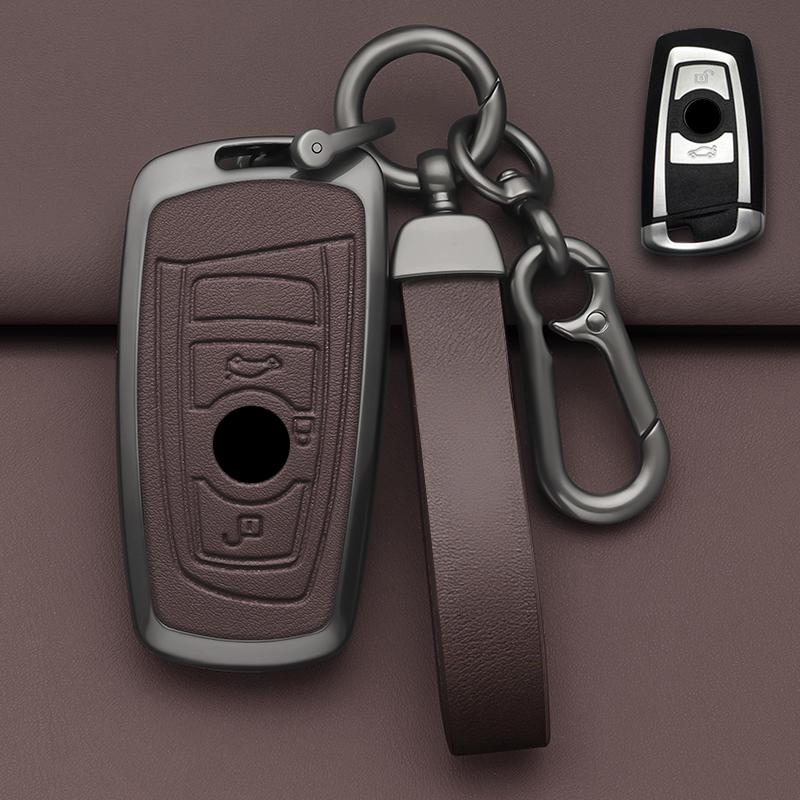 Alloy Style Car Key Case Cover Shell Fob For BMW F20 F30 G20 F31 F34 F10 G30 F11 X3 F25 X4 I3 M3 M4 1 3 5 Series Accessories