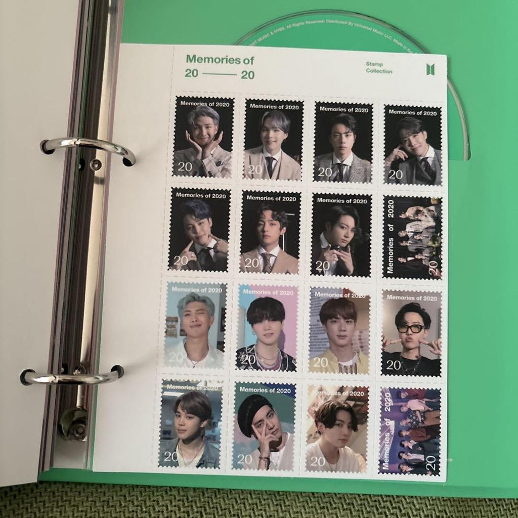 [USED] BTS Memories 2020 "DVD" Trading Card Jin with Japanese Subtitles