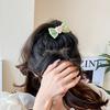 Love Bowknot Hairpin Women Ribbon Linen Barrette Hair Clip Fashion Temperament Bow Hairpin Kids Girls Hair Accessories