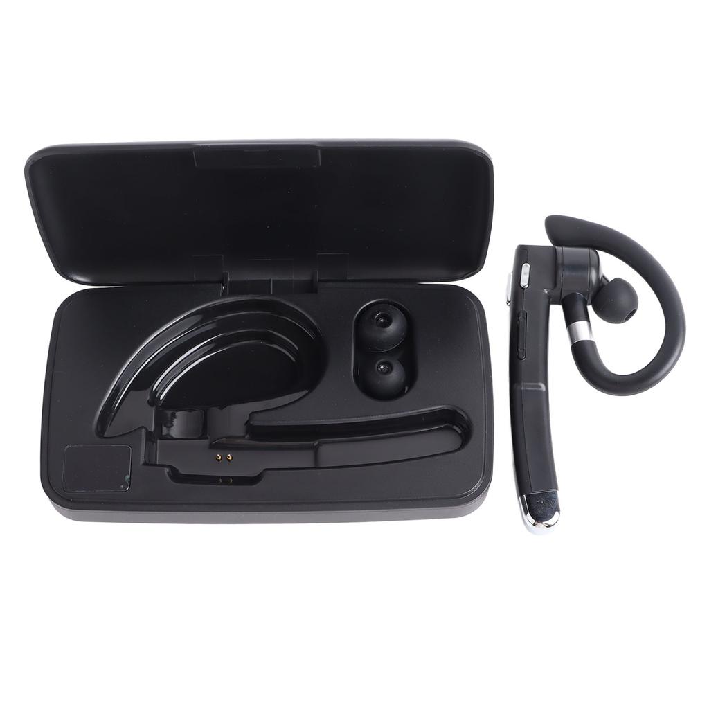 Wireless Bluetooth Earpiece Waterproof Lightweight Single Ear BT 5.1 Wireless Handsfree Headset for Business Office