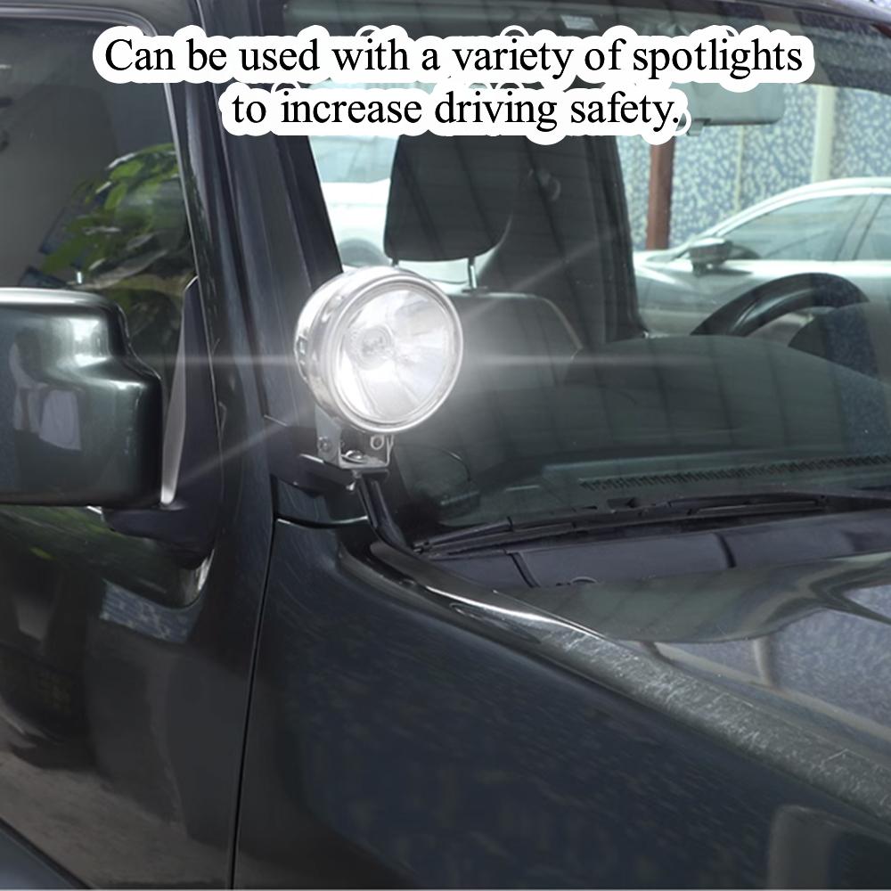 Car A Pillar LED Work Lamp Light Bar Mounting Bracket Stand Support Holder for Suzuki Jimny 2007-2017 Auto Exterior