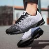 Lightweight Large Size Flying Line Running Shoes Fashion Mesh Flyknit Breathable Casual Outdoor Sneakers