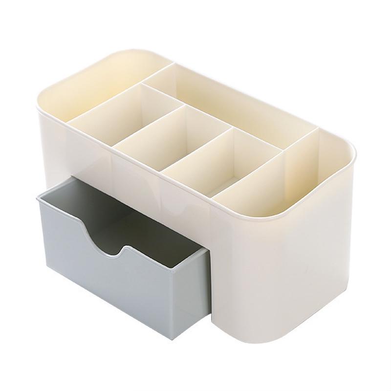 Desktop Storage Box Cosmetics Makeup Storage Drawer Type Box Saving Space Makeup Organizer