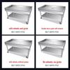 Braised Meat & Vegetable Stainless Steel Sorting and Draining Cart