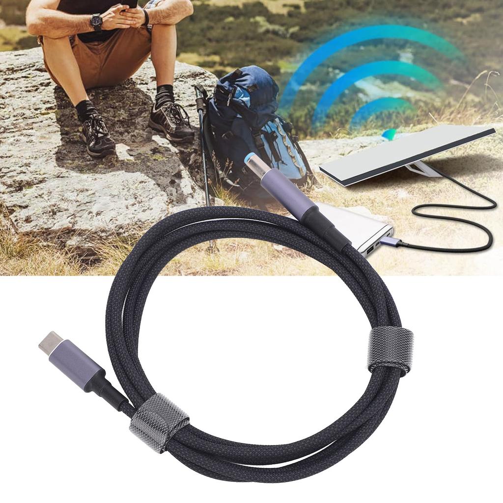 Rectangular   Type C to   Power Cable Replacement Cord 140W 1.8m Charging Cable with 18AWG Wire Compatible with 65W PD Power Protocol