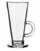 Latte Coffee Glass with Handle, Transparent, 260 Ml Latte