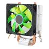 CPU Cooling Fan 3 Pin Connector PC Accessory Light 2 Brass Pipe for   775 Celsius 1155 Celsius  (Red )