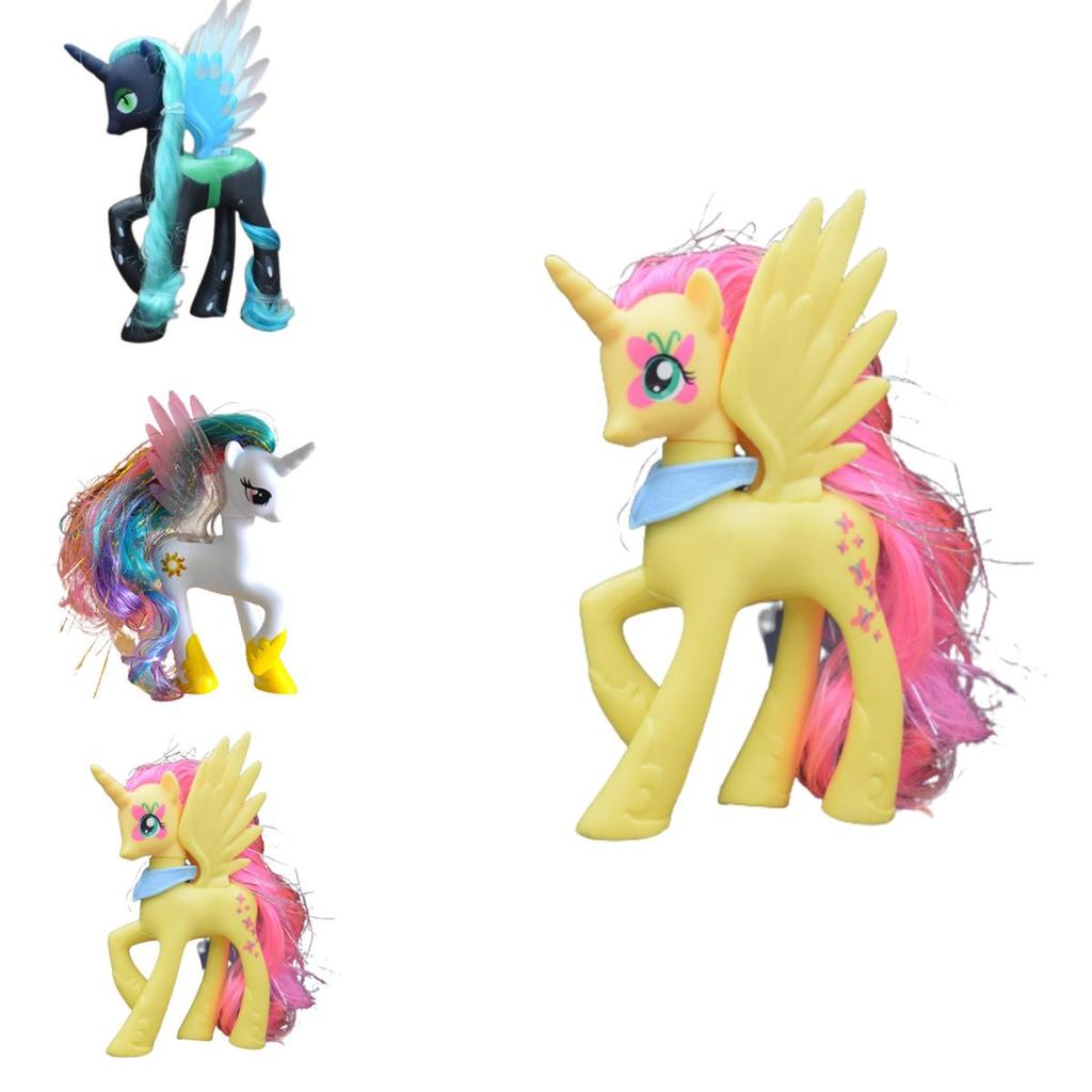 My Little Pony Einhorn Figur Spielzeug Kuchenaufsatz für Kinder Weihnachten Geburtstagsgeschenke