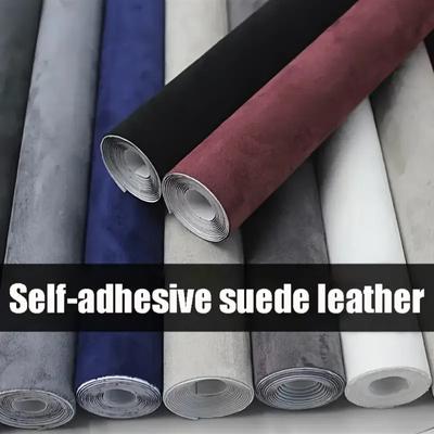 Auto-Innenraum Wildleder Stoff Selbstklebende Film Aufkleber Faux PU Leder Dekor für Styling Aufkleber DIY Auto Vinyl Wrap Zubehör
