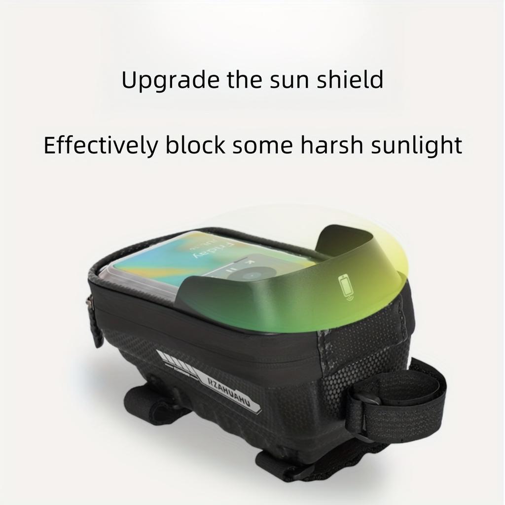 1 Stück Multifunktionale Fahrradlenkertasche, Mountainbike Oberrohr Handytasche, Fahrradzubehör zur Aufbewahrung