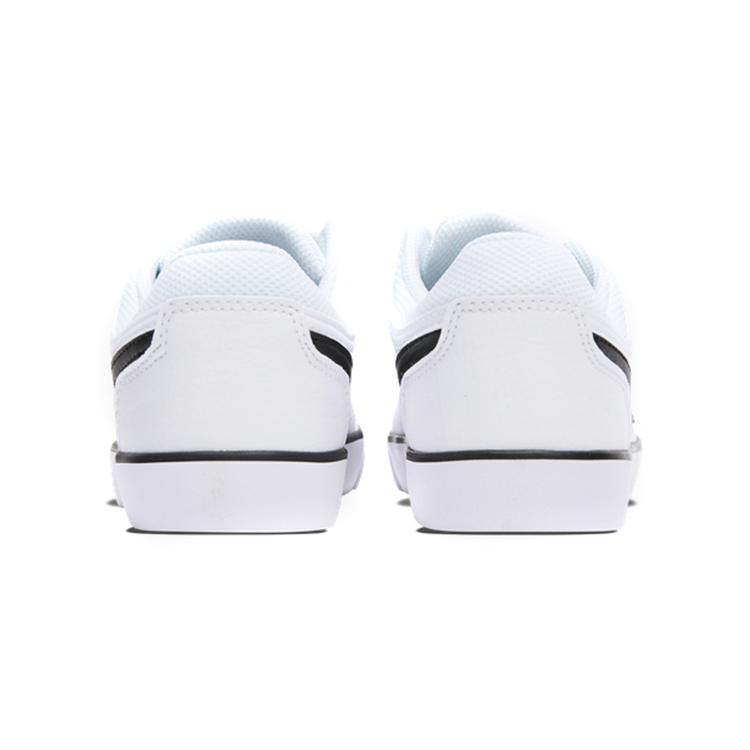 Nike Capri 3 LTR Abrasion Resistant Cushioning Low top Skateboard Shoes White Black Children Aged 3 7 Years Old 579948-106
