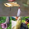 SOUGAYILANG 4pcs Fishing Bait Metal Material Realistic Fishing Bait Fishing Hooks Sea Fishing Baits