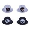 Mini Hat Hair Clips Mini Top Hats Clip On Designs Decorative Hair Accessories Skeleton Caps Barrette for Cocktail Party