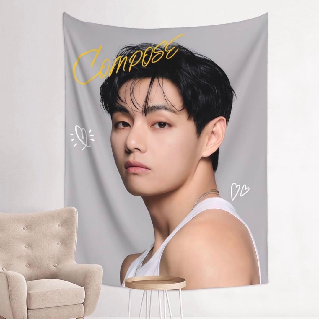 

[USED] BTS Tapestry COMPOSE COFFEE Taehyung V Tae