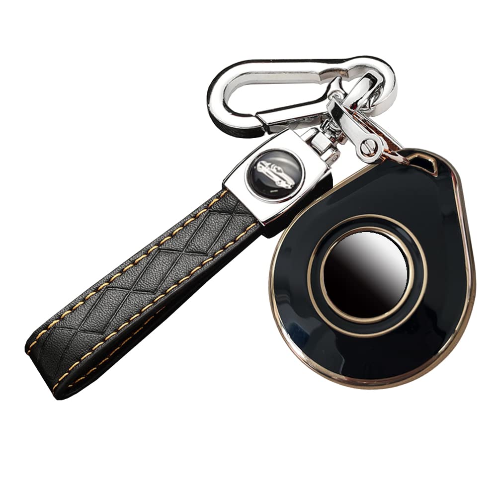 

SANRILY Чехол для ключа мотоцикла Harley Держатель для ключей Чехол для ключа Защита ключа для Harley Davidson Compatible with genuine car чёрный