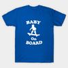 Asian Size Cotton Unisex Tshirt Print T-shirt Baby On Board T-shirt No-Cut Print Regular Fit