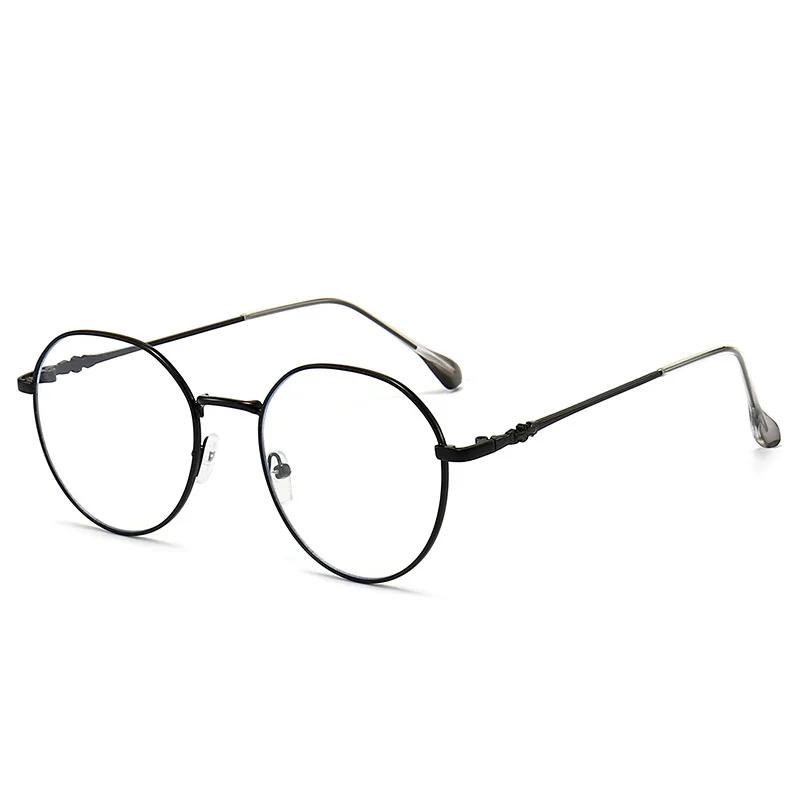 Vintage Blue Light Computer Glasses Round Anti Blue Light Protection Glass Vintage Eyewear for Screen Transparent Frame Oculos