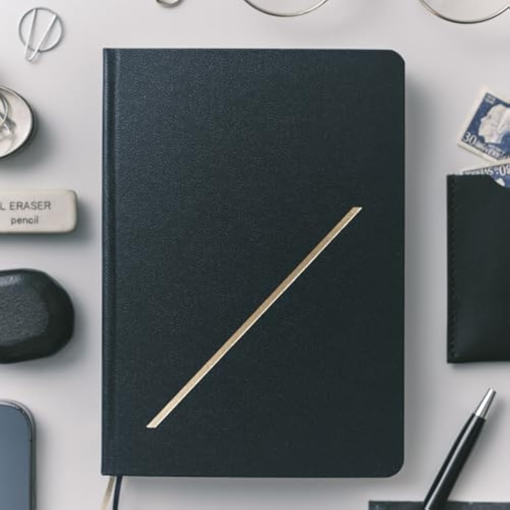 Hobonichi Notebook 2026 HON Slash (Navy) [A6/1 day 1 page/January/Monday start]