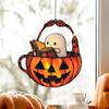 Acrylic Halloween Window Hanging Decor For Indoor Outdoor Fall Party Home Decoration Durable Unbreakable Design