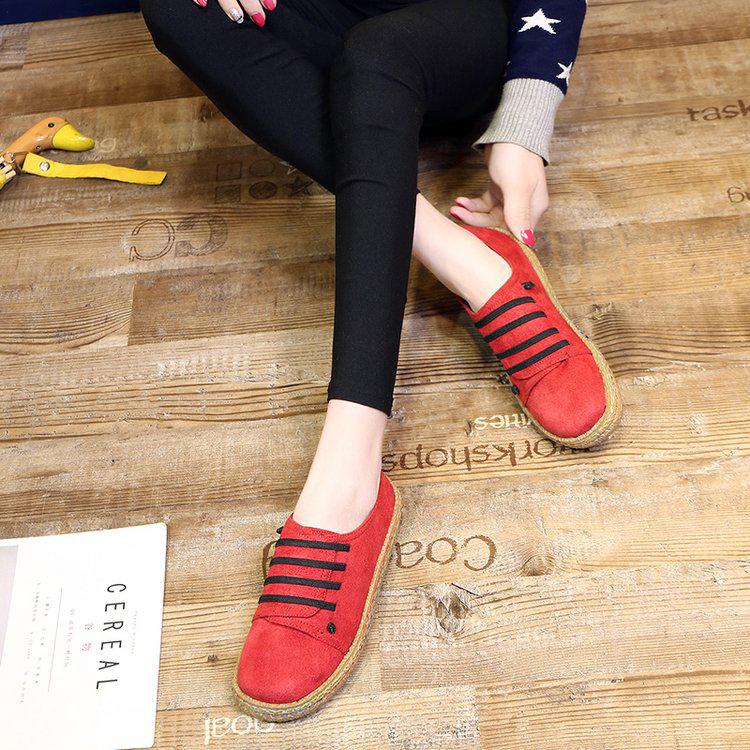 Fashion 2019 New Spring Women Flats Shoes Loafers Round Toe Wide Shallow Slip-on Casual Lady Flats Shoes Oxford Shoes For Women ui89