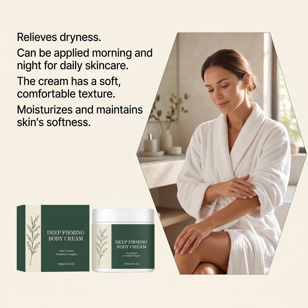 Deep Moisturizing Body Lotion Lightweight Fast Absorbing Gentle Care Smooth Dry Skin
