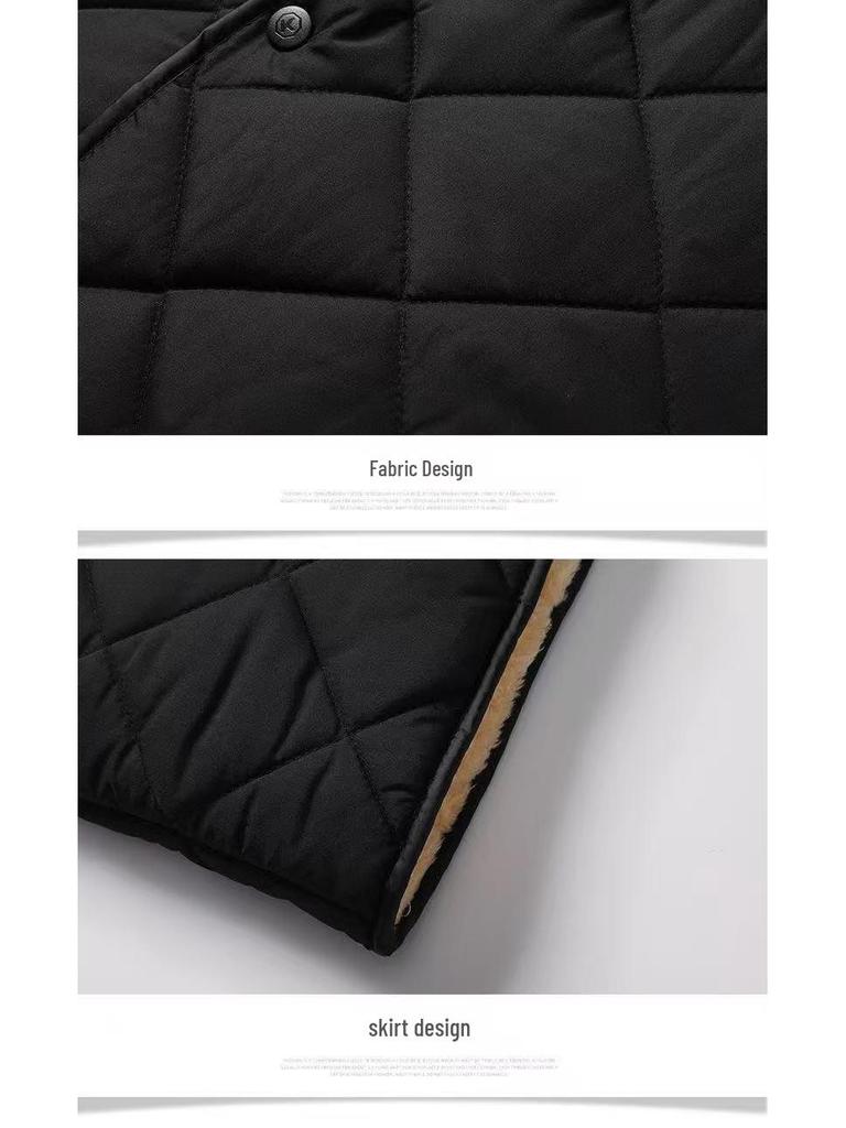 2025 Men's Thickened Velvet Cotton Vest for Autumn/Winter - Middle-aged & Elderly