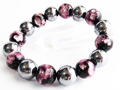 [GOLD STONE] Terahertz Ore X Firefly Glass Bracelet 12mm