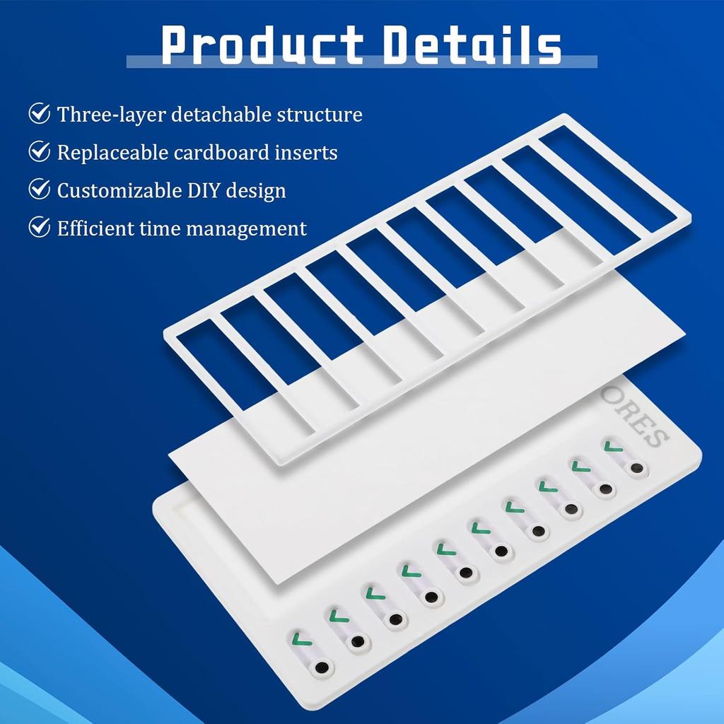 Chores Chart for Kids, Kids to Do List Board, Daily Morning Checklist, Visual Schedule, to Do List Checklist Board, Detachable RV Checklists, ADHD