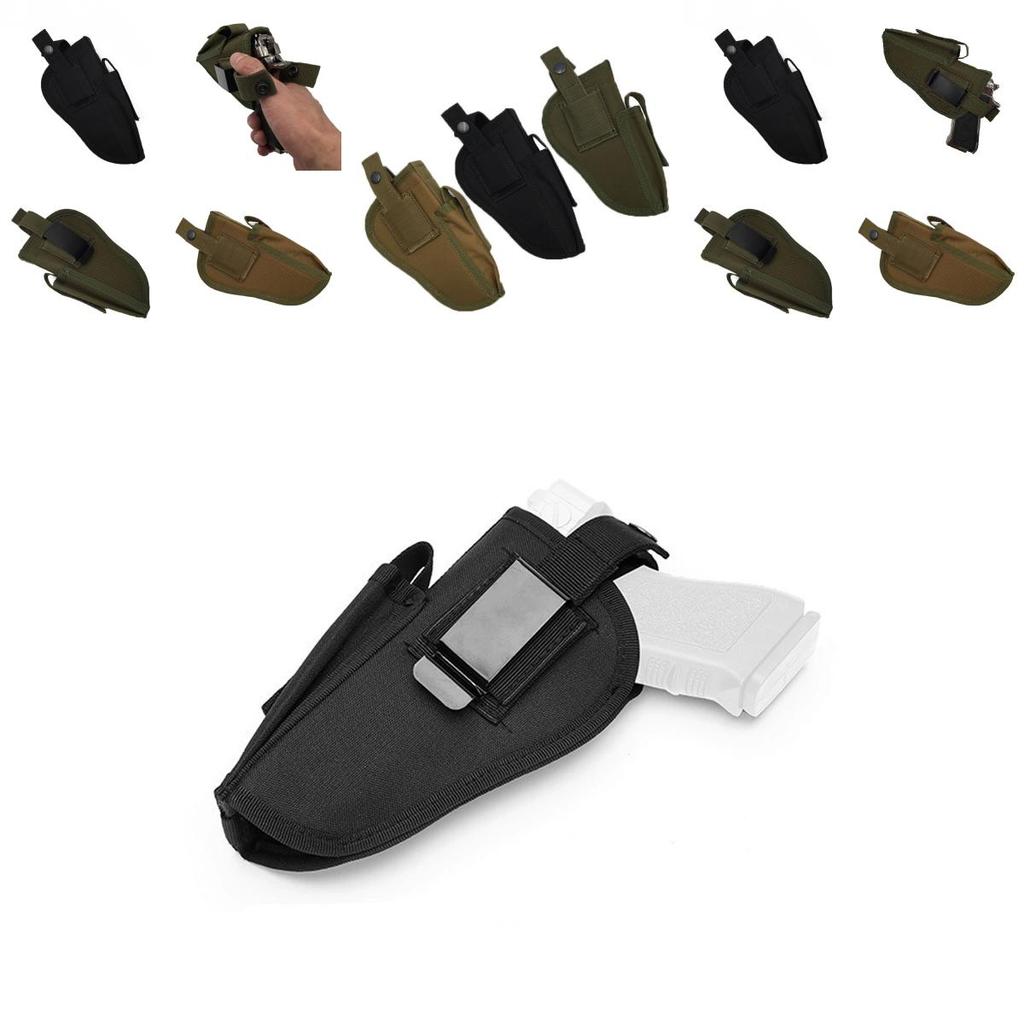 Outdoor Tactical Quick Draw Universal Gun Holster With Metal Buckle For Military And Hunting Enthusiasts