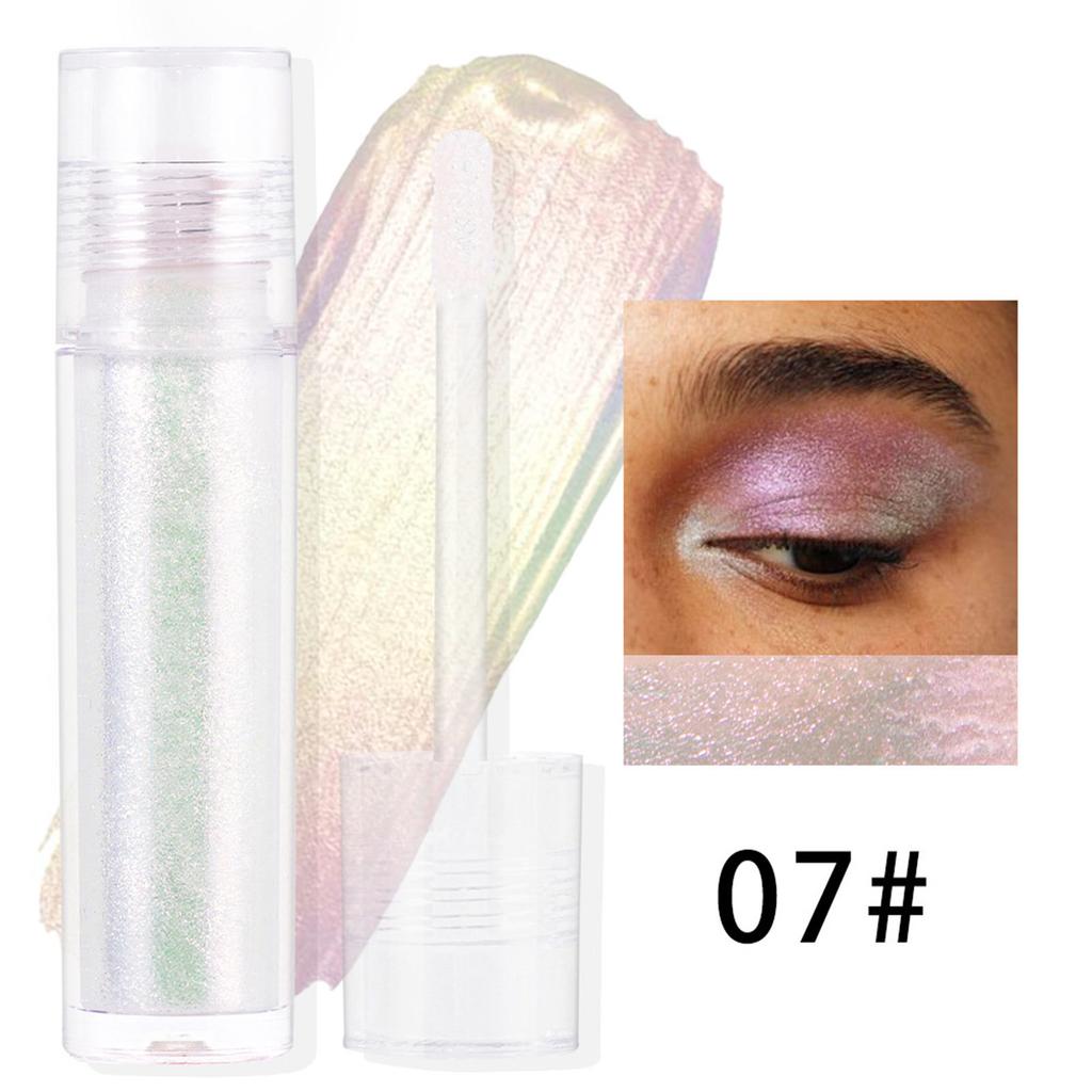 Holographic Liquid Eyeshadow Set Shimmer Metallic Glitter Makeup Creamy Cream Eyeshadow Stick Waterproof Long Lasting Highly Pigmented