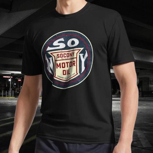 Standard Oil Logo Company Active T-Shirt Funny Size Mode American T-shirt L