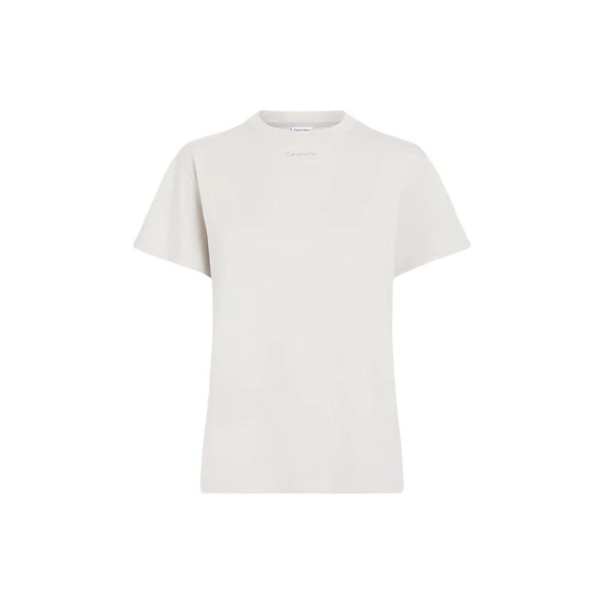 

Calvin Klein Relaxed Micro Logo T-Shirt Women Tops White K20K206967-PP4 S
