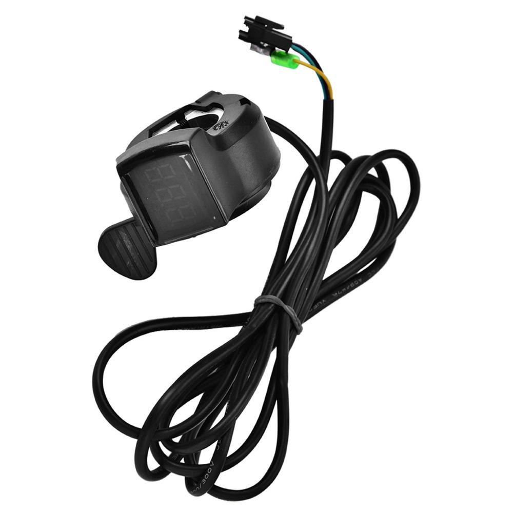 Black Scooter Thumb Throttle 12V-99V Thumb Throttle  Electric Scooter Accessory