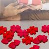 Valentine's Day Heart Wood Sign Heart Shape Cutouts Decor Heart Shaped Craft Pieces Heart Tabletop Decoration For Valentine's Da