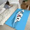 Doraemons Cartoon Fans Floor Mat Soft Thickened Absorbent Non-Slip Bedroom Living Room Door Mat Home Decor Flannel Rugs