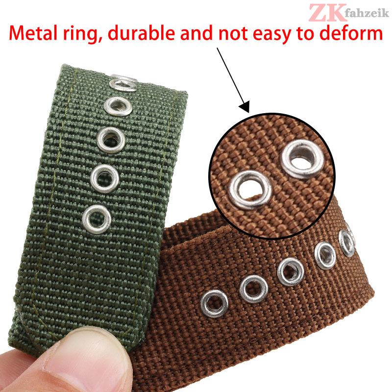 Nylon Watch Straps 16mm 18mm 20mm 24mm Army Woven Elastic Strap for 22mm Seiko Strap Wristband Military Men's Sport Watchband