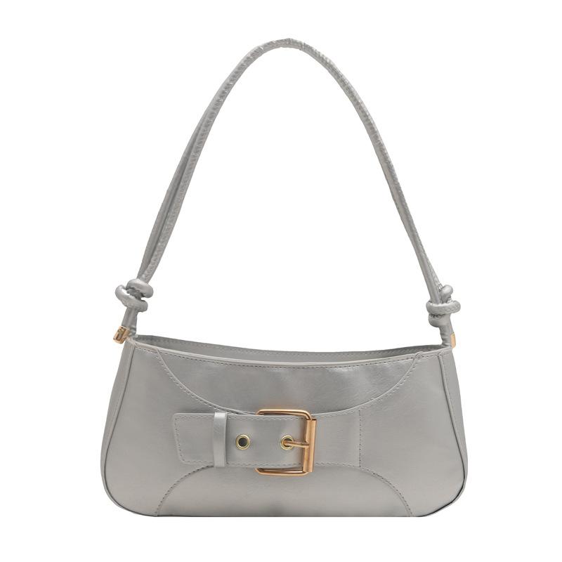 Stylish simple high texture armpit bag 2025 autumn new popular shoulder bag trend Internet celebrity niche women's bag tide