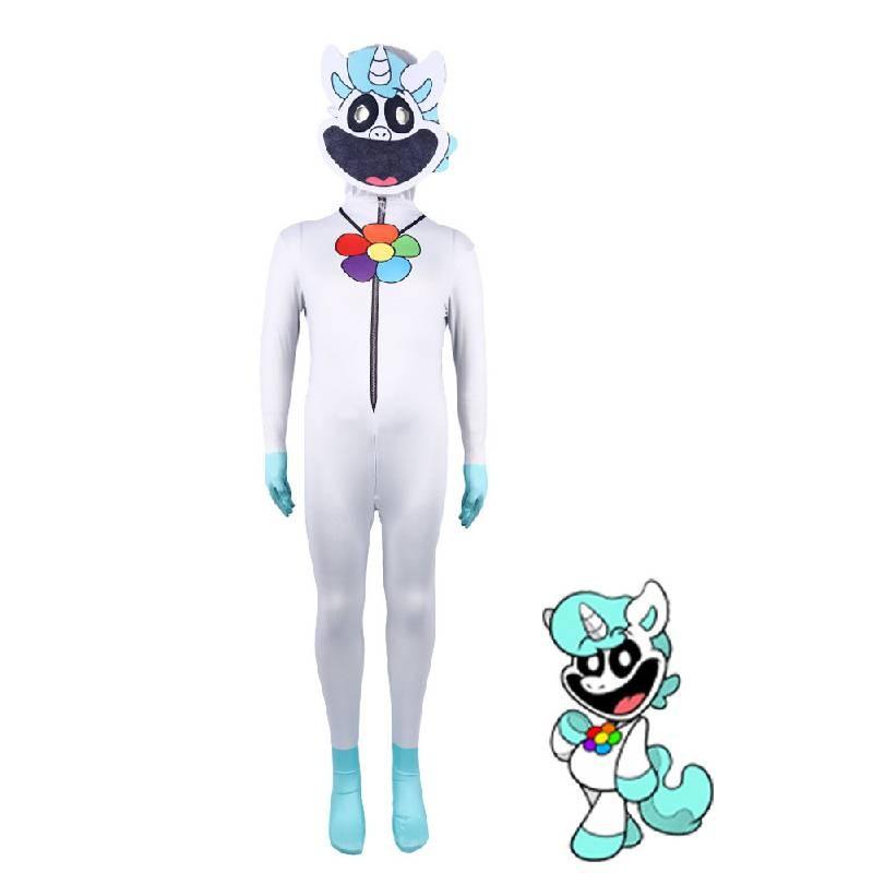 Playtime Smiling Poppy Critters Cosplay Costume Kids Adult Halloween Jumpsuit