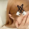 2/8Pcs Y2K Simulation Teeth Hair Clips for Women BB Bangs Side Barrettes Spicy Girls Harajuku Hairpins Green Hair Accessories
