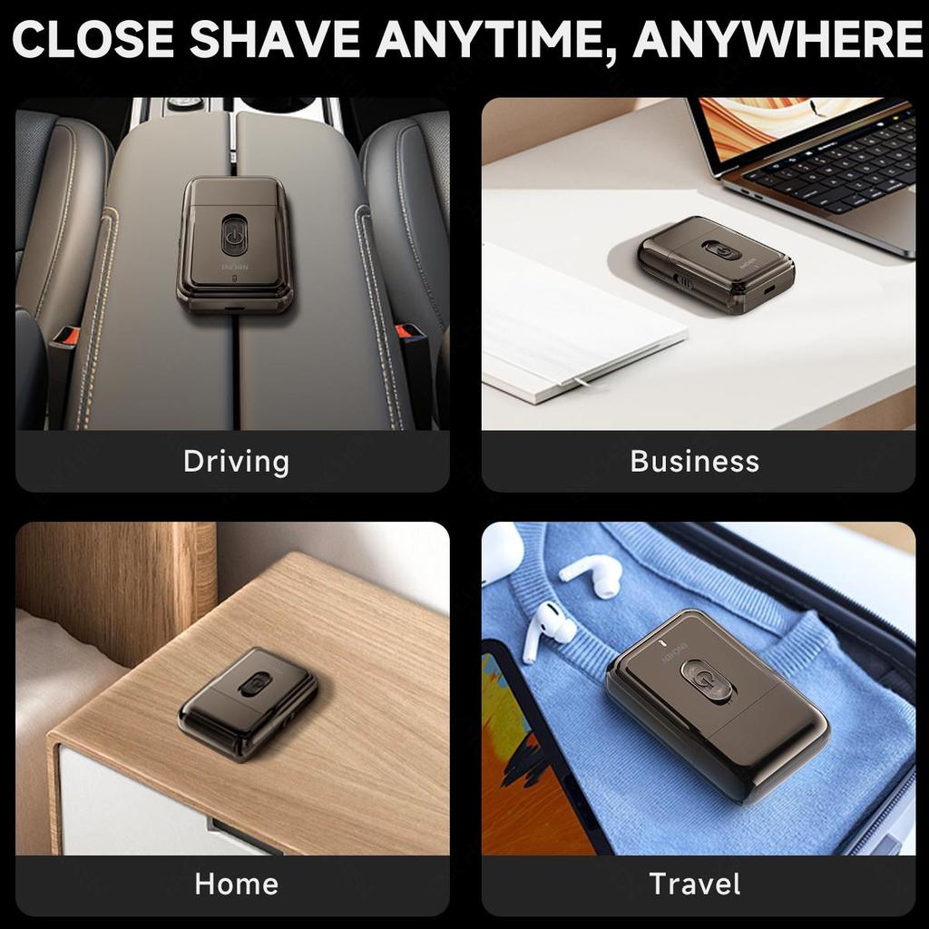 Xiaomi ENCHEN MS003 Mini Rasoir Électrique Portable Tondeuse à Barbe Rasoir Sans Fil Lame